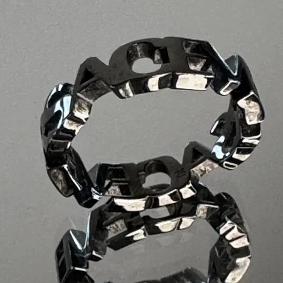Versace Logo ring - Picture 2 of 14